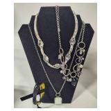 Lot of Stamped Costume Jewelry by Cookie Lee, Bijoux Terner, CastleCliff, Aubrey & Baer