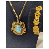 Stunning Florenza Brooch & Bracelet