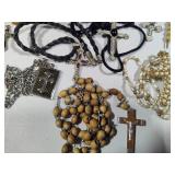 Huge Lot of Religious Jewelry & Books