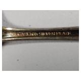 Silver Plated Platter & Asst Spoons