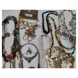 Large Lot of Costume Jewelry Necklaces