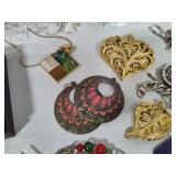 Costume Jewelry Assortment w/Holder