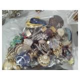 Costume Jewelry Assortment w/Holder