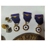 Lot of Military Pins/Medals/etc