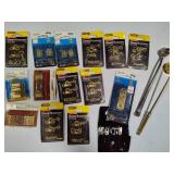 Assortment of Hinges, Hooks, Brassware & Candle Snuffers