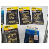 Assortment of Hinges, Hooks, Brassware & Candle Snuffers