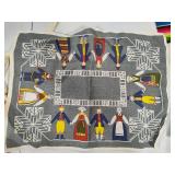 Misc Lot of Placemats, Apron, Doilies, Pillow Covers, etc