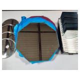 Assorted Mirrored Plates