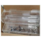 Acrylic Bucket Shelves & Asst Hooks