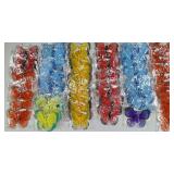 Assortment of Colorful Mesh Butterflies