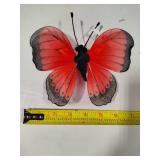 Assortment of Colorful Mesh Butterflies