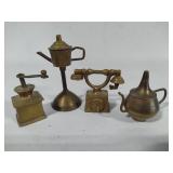 Assortment of Brass Miniatures