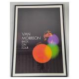 Van Morrison Back on Tour Framed Poster
