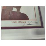 Framed Howling Wolf