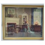 M. Ditlef "Song of Love" Framed Lithograph
