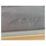 M. Ditlef "Song of Love" Framed Lithograph