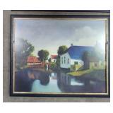 P. Moienaar Framed Country Cottages