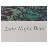 "Late Night Bear" Signed/Numbered by Minnesota Artist Barbara Dettler