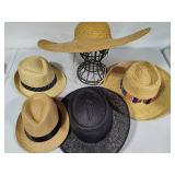 Assortment of Straw Hats