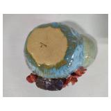 Majolica Two-Tier Honey Bee Trinket Bowl