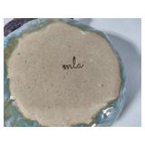Majolica Two-Tier Honey Bee Trinket Bowl
