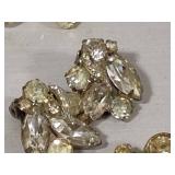 Blingy Lot of Costume Jewelry - Many Stamped