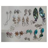 Lot of 925/Sterling Silver Earrings