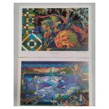 "Porcupine Pieces" & "Late Night Loons" Signed/Numbered by Minnesota Artist Barbara Dettler