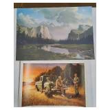Yosemite State Park Landscape & Commerative Showcase Poster