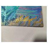 Four Colorful Art Pieces Signed by Minnesota Artist Barbara Dettler