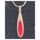 Meka (Denmark) Pendant & 925 Sterling Chain
