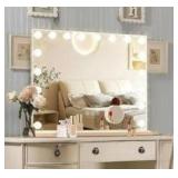 Hollywood Vanity Mirror with Lights 18 Bulb $99.99 Retail - Brand New
