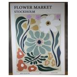 Flower Market Framed Wall Art 32' x 24' $56.99 Retail - Brand New