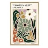 Flower Market Framed Wall Art 32' x 24' $56.99 Retail - Brand New