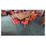 6 Tables and Ten Chairs plus Napkin Dispensers