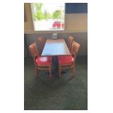 2 Tables & 4 Chairs plus Napkin Dispenser