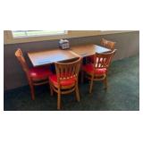 2 Tables & 4 Chairs plus Napkin Dispenser
