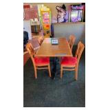 2 Tables & 4 Chairs plus Napkin Dispenser