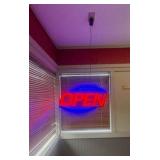 MaxLit oval LED "OPEN" sign