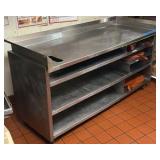 Stainless Steel Rolling Prep table