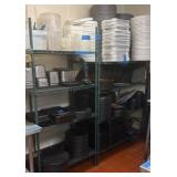(2) Metro NSF 4-tier Wire Racks, 35 1/4”w
