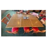 6 Tables and Ten Chairs plus Napkin Dispensers