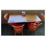 2 Tables & 4 Chairs plus Napkin Dispenser