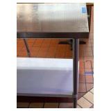 Two Tier Stainless Steel Regency NSF 60" Stainless Work Table