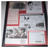 Pizza Hut Framed Historical Collage 32” x 32”