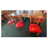 6 Tables and Ten Chairs plus Napkin Dispensers