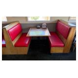4 Tables & 5 Booth seats plus Napkin Dispensers