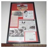 Pizza Hut Framed Historical Collage 32” x 32”