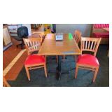 2 Tables & 4 Chairs plus Napkin Dispenser
