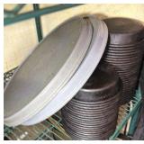 Pizza Pans and two 17 1/2” pan separators